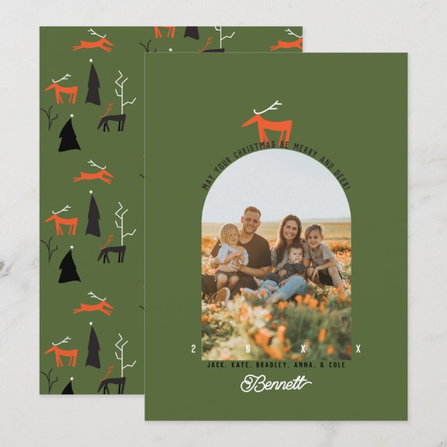 CONVITE NATAL FELIZ E SECO (Frente/Verso)