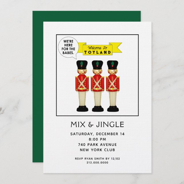 Convite Natal - Feriado Social (Frente/Verso)