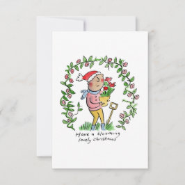 Convite Natal florescente