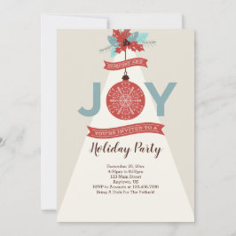 Convite Natal Geométrico Moderno