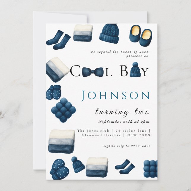 Convite natal, inverno aconchegante, fazendo dois (Frente)