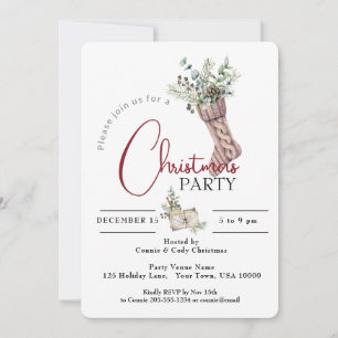 CONVITE NATAL MAGNITADO ARMAZENADO COM PARTIDO DE VERDES