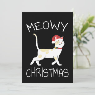 Convite Natal Meowy - Natal Divertido 2022  