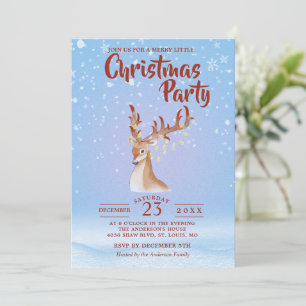 Convite Natal minimalista