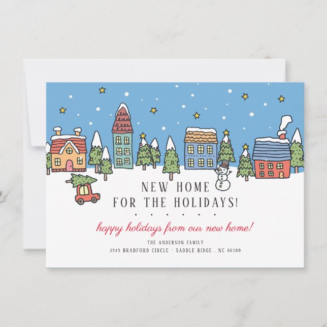 Convite Natal New Home para Natal (Frente)