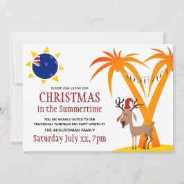 Convite NATAL NO VERÃO DO CHURRASCO DA Nova Zelândia