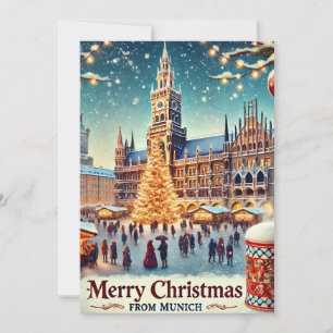 Convite Natal Nostálgico em Munique - Charme de Fim de Ano