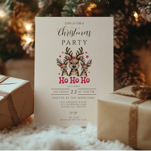 Convite Natal Papai Noel dos Renques