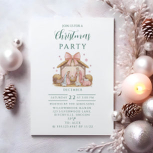 Convite Natal Pastel da Natividade