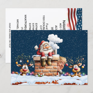 Convite Natal Patriótico - Veja Verso...