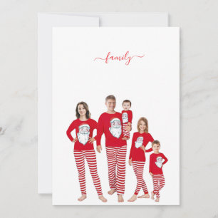Convite Natal Personalizado Família Duas Fotos Dupla Face
