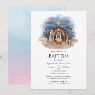 Convite Natal Religioso Natividade Nascimento Jesus