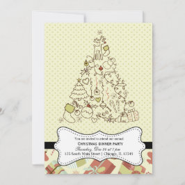 Convite Natal Retro
