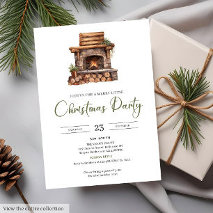 Convite Natal Rústico Minimalista Neutro e Terroso