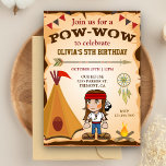 Convite Native American Tribal Kids Birthday Party<br><div class="desc">Amaze your guests with this beautiful tribal birthday party invite featuring a cute kid wearing a tribal outfit with a traditional tipi tent and beautiful Bohemian elements against a vintage parchment background. Simply add your event details on this easy-to-use template to make it a one-of-a-kind invitation. Flip the card over...</div>