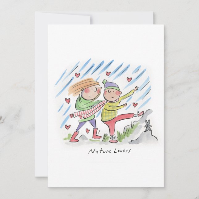 Convite Nature Lovers (Frente)