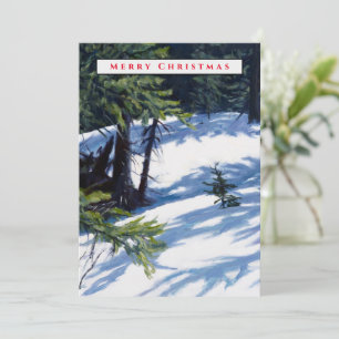 Convite Nature Mountain Snow no Colorado Card