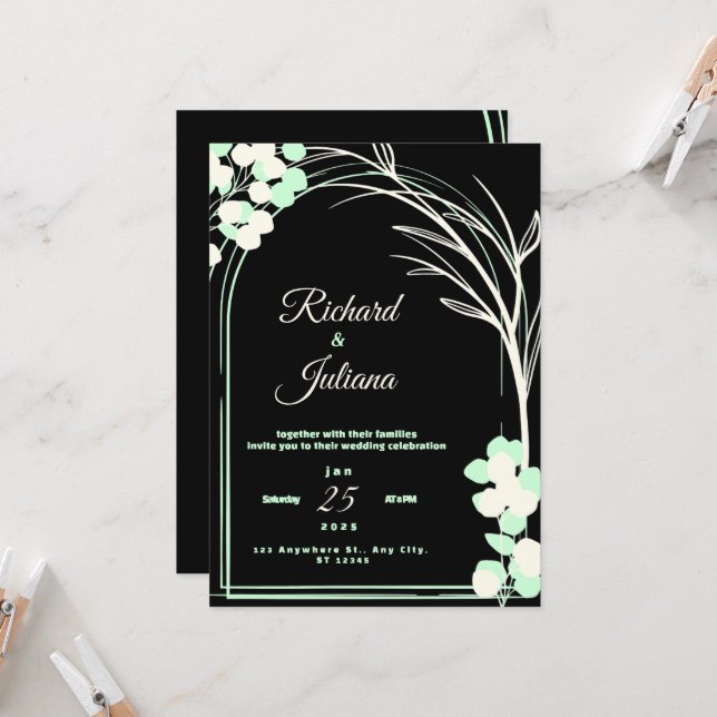 Convite natureza simples (Frente/Verso In Situ)