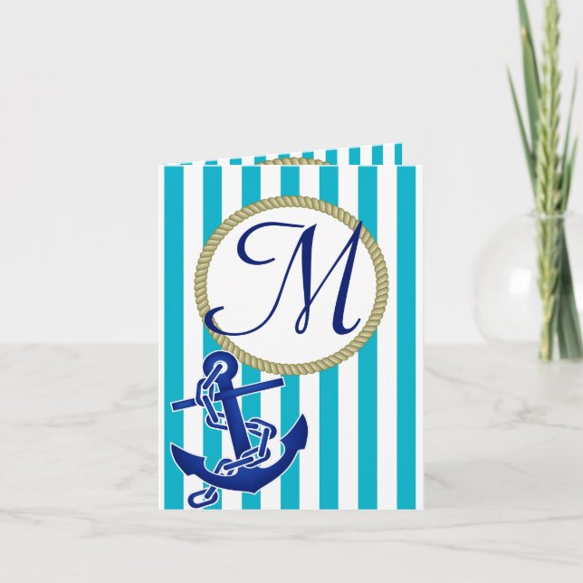 Convite Nautical Personalized Birthday Party (Frente)