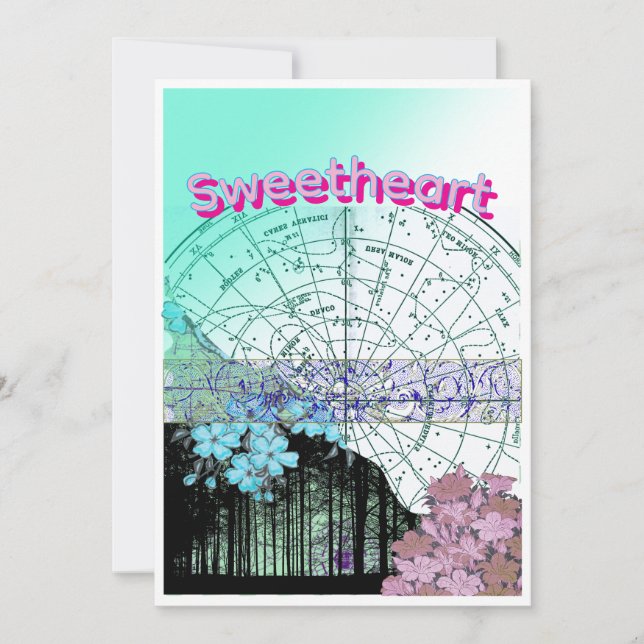 Convite Nautical Style Card (Frente)