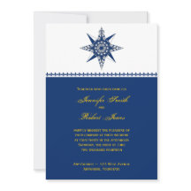 Convite Náutico para Casamento Amarelo Marinho de 