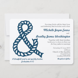 Convite Náutico para Casamento Cristão
