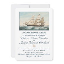 Navio Clipper de Navegação Náutica | Casamento clá