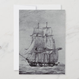 Convite Navios Gráficos de Arte Fina Oceanic Trek