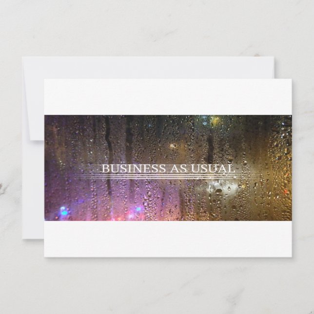 Convite negócios como sempre (Frente)