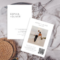 Negra e Casamento Branco Moderno Elegante All-in-O