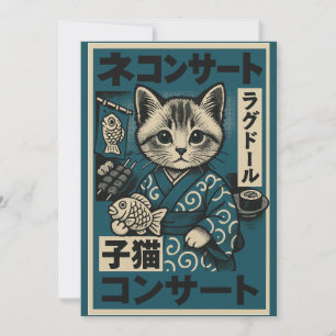 Convite Neko Noodle Noights