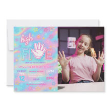 Neon Glow Alta 5 Festas de aniversário Foto