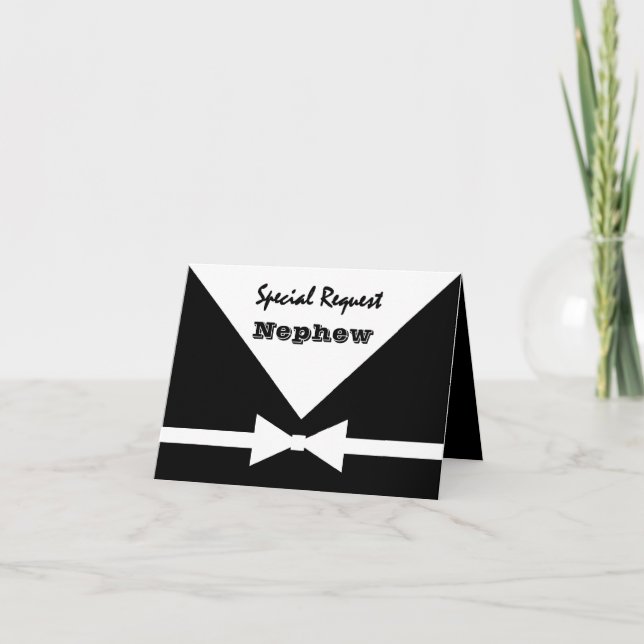 Convite NEPHEI - Pedido especial - Seja o meu menino (Frente)