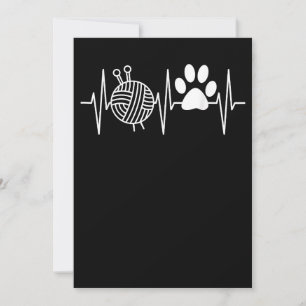 Convite Nerd Engraçado Avó Mãe Knit Agulha Yarn