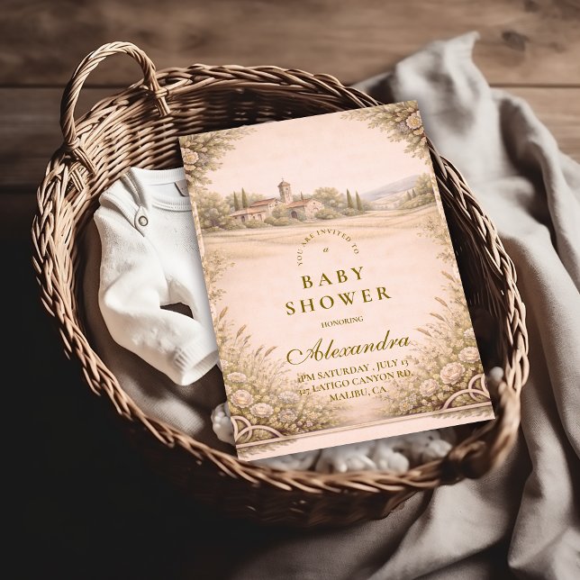 Convite Neutral Botanical Garden Baby Shower (Criador carregado)