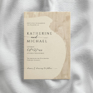 Convite Neutral Wedding