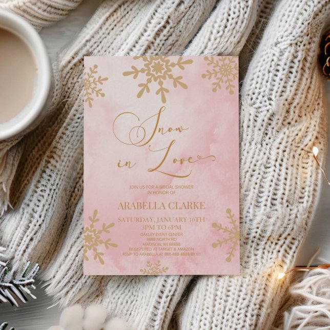 Convite Neve Apaixonada Chá de panela Wonderland (Criador carregado)