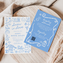 Convite Neve Apaixonada Por Todos Em Um Chá de panela