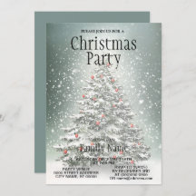 Neve Branca em Torres de Natal Verde Ornamentos Co