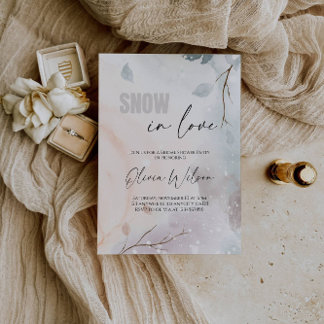 Convite Neve no Amor - Chá de panela da Terra Maravilha de