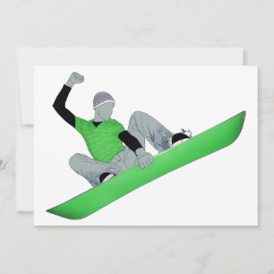 Convite Neve: snowboard