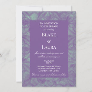 Convite Névoa Celestial de Verão Batik Personalizado Brilh