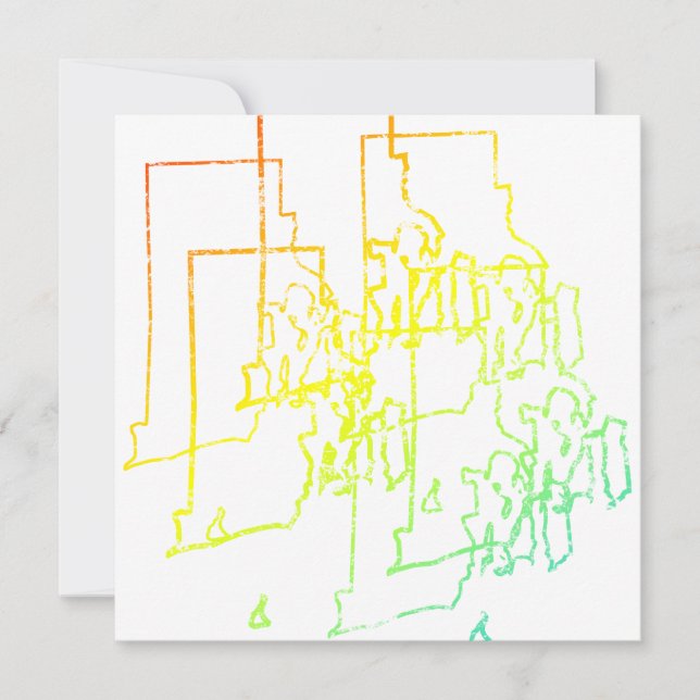 Convite nevoeiro de rhode island (Frente)