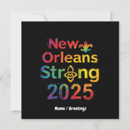Convite New Orleans Strong 2025 Inspiring NOLA Pride