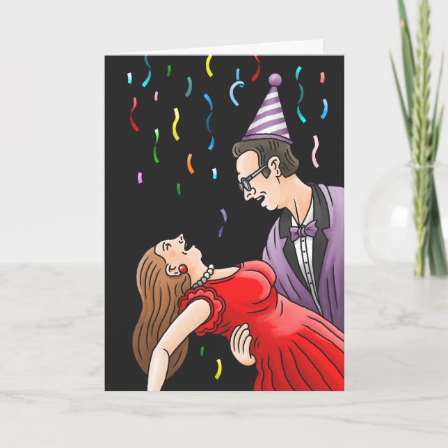 Convite New Years Eve Confetti Party (Frente)