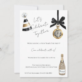 Convite New Year's Eve Party