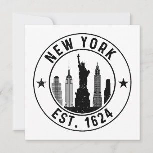 Convite New York Est. Lover Nyc 1624