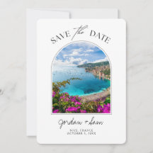 Nice França Wedding Save the Date