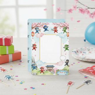 Convite Niche Kids Martial Arts Party Decor