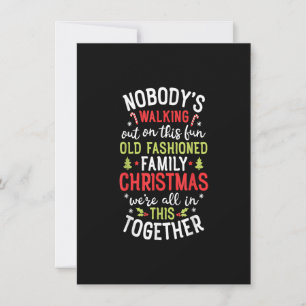 Convite Ninguém está saindo neste Cristo Divertido da Famí